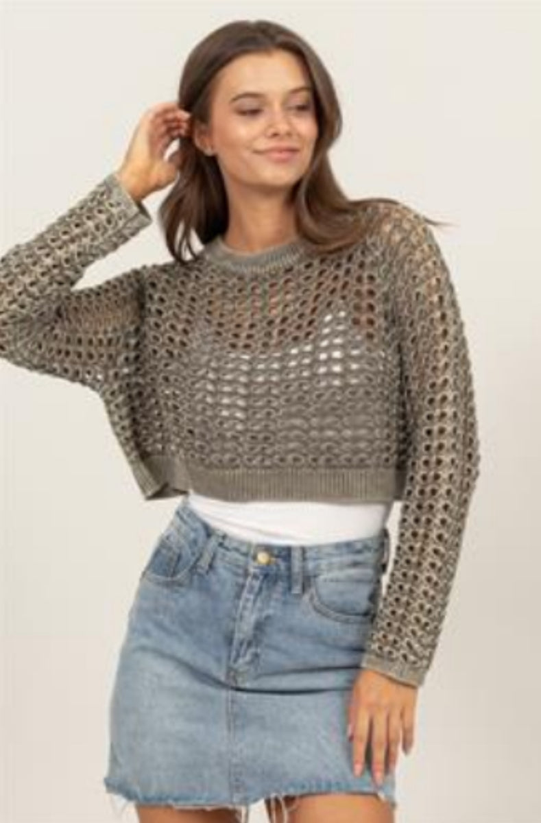 トップス Eaphi FRONT HOLE SUMMER KNIT ◎Eaphi front hole summer knit - メルカリ