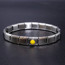 Load image into Gallery viewer, Italian Charm Bracelet Charms - 9mm Emoji Smiley Face Links