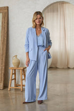 Load image into Gallery viewer, Eco-Friendly Recycled Poly Shirred Sleeve Blazer