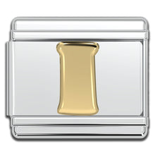Load image into Gallery viewer, Italian Charm Letters A-Z - 9mm Gold Bracelet Charms