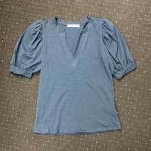 Load image into Gallery viewer, Six Fifty Puff V Neck Tee
