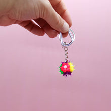 Load image into Gallery viewer, Assorted Spiky Y2K Sensory Fidget Ball Keychains- SET 12