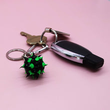 Load image into Gallery viewer, Assorted Spiky Y2K Sensory Fidget Ball Keychains- SET 12