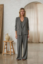Load image into Gallery viewer, Eco-Friendly Recycled Poly Shirred Sleeve Blazer