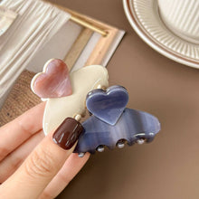 Load image into Gallery viewer, Cute Heart Acetate Small Hair Claw DP25E896