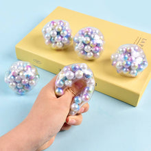 Load image into Gallery viewer, Pearl stress Ball Squishy Squeeze Toy Fidget Toy