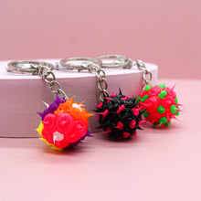 Load image into Gallery viewer, Assorted Spiky Y2K Sensory Fidget Ball Keychains- SET 12