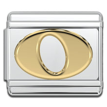 Load image into Gallery viewer, Italian Charm Letters A-Z - 9mm Gold Bracelet Charms