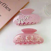 Load image into Gallery viewer, 2+Pink Bow Knot Sweet Cute Hair Claws DPJC2330