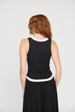 Load image into Gallery viewer, Project Social Marine color blocked rib tank
