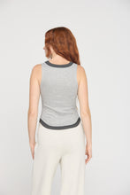 Load image into Gallery viewer, Project Social Marine color blocked rib tank
