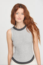 Load image into Gallery viewer, Project Social Marine color blocked rib tank
