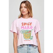 Load image into Gallery viewer, SPICY MARG VINTAGE GRAPHIC CROP TOP

