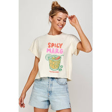Load image into Gallery viewer, SPICY MARG VINTAGE GRAPHIC CROP TOP
