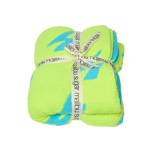Load image into Gallery viewer, Happy Face &amp; Lightning Plush Throw Blankets
