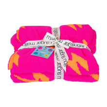 Load image into Gallery viewer, Happy Face &amp; Lightning Plush Throw Blankets
