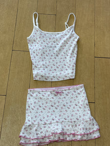 Katie J TWEEN Marina Print Knit Cami