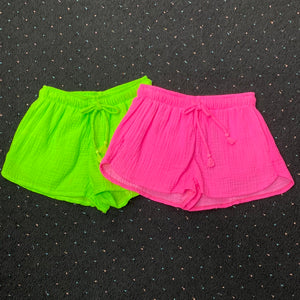 Flowers By Zoe Neon Gauze Short