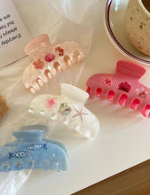 Load image into Gallery viewer, Starfish Shell Cute Acetate Hair Claws 8AS6HCP03
