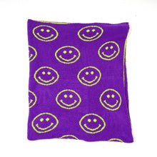 Load image into Gallery viewer, Happy Face &amp; Lightning Plush Throw Blankets
