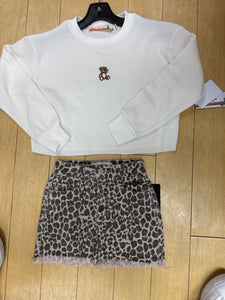 Vintage Havana Thermal Crop with Bear
