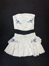 Load image into Gallery viewer, Flowers By Zoe Eyelet Rose Skirt
