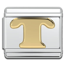 Load image into Gallery viewer, Italian Charm Letters A-Z - 9mm Gold Bracelet Charms
