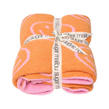 Load image into Gallery viewer, Happy Face &amp; Lightning Plush Throw Blankets
