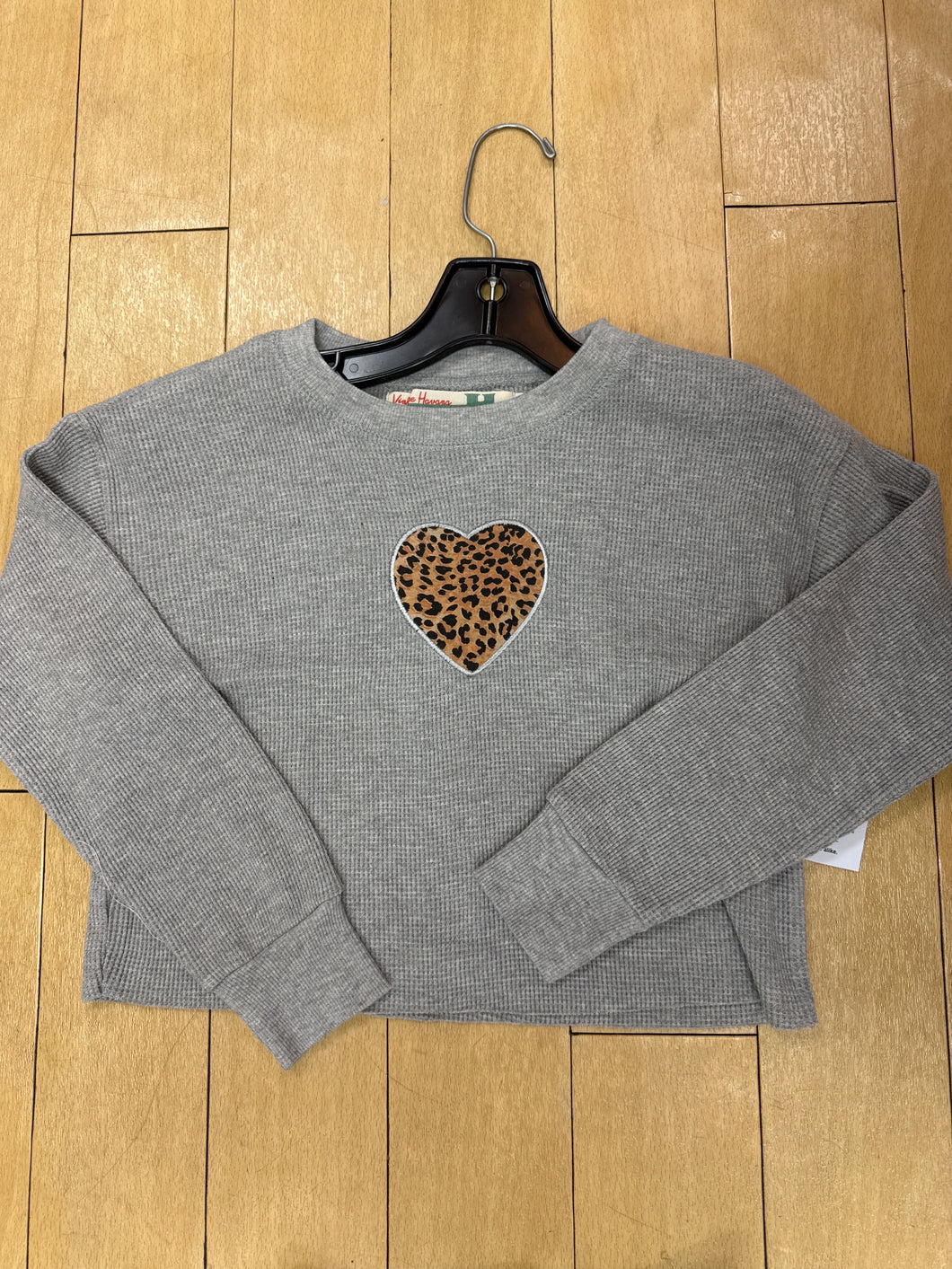 Vintage Havana Leopard Heart Crop Thermal