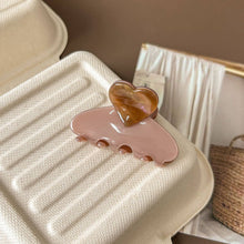 Load image into Gallery viewer, Cute Heart Acetate Small Hair Claw DP25E896
