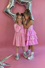 Load image into Gallery viewer, Pink Sequin Gem Dress 
