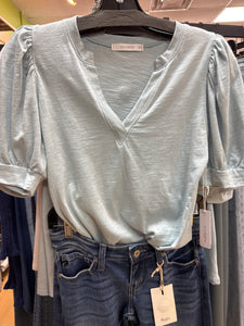 Six Fifty V Neck Slub Kira Top