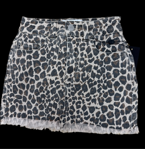 Vintage Havana Leopard Frey Skort