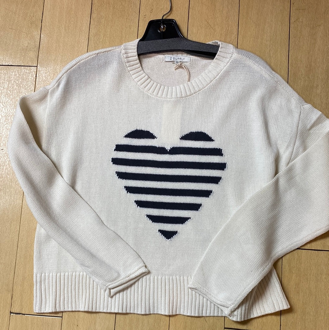 Z Supply Sienna Heart Sweater #ZW233973
