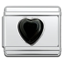 Load image into Gallery viewer, Italian Charm Bracelet Charms - Gemstone Heart Links
