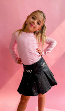 Load image into Gallery viewer, Vegan Leather Gem Skirt
