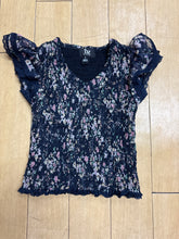 Load image into Gallery viewer, Flowers By Zoe Chiffon Flower Top W Lace
