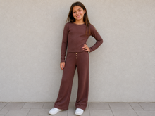 Load image into Gallery viewer, Waffle Long Sleeve Top, Cheryl Kids
