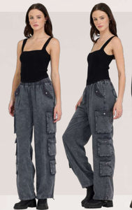 Vintage Havana Tencel Cargo Pant