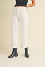 Load image into Gallery viewer, Just Black HR Wide leg Optic White
