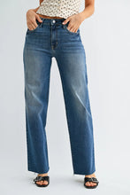 Load image into Gallery viewer, The Slim Palazzo Scissor Cut Medium denim
