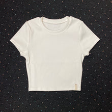 Load image into Gallery viewer, Kaveah SS Crop Rib Tee
