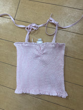 Load image into Gallery viewer, Theme Georgia Stripe Smocked Top
