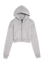 Load image into Gallery viewer, TWEEN DYLAN ZIP CROP HOODIE, Katie J

