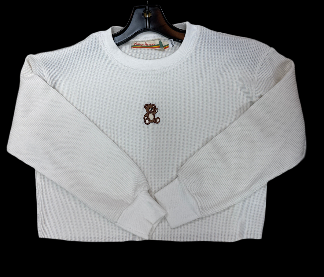 Vintage Havana Thermal Crop with Bear