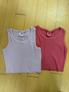 Ocean Drive Rib Crop Tank