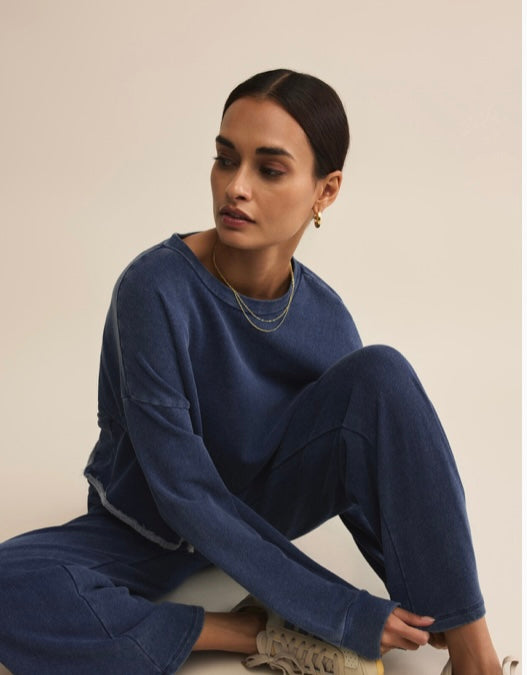 Z Supply Circuit Denim Sweatshirt