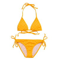Load image into Gallery viewer, Snapper Rock Check me Out Marigold Bikinii
