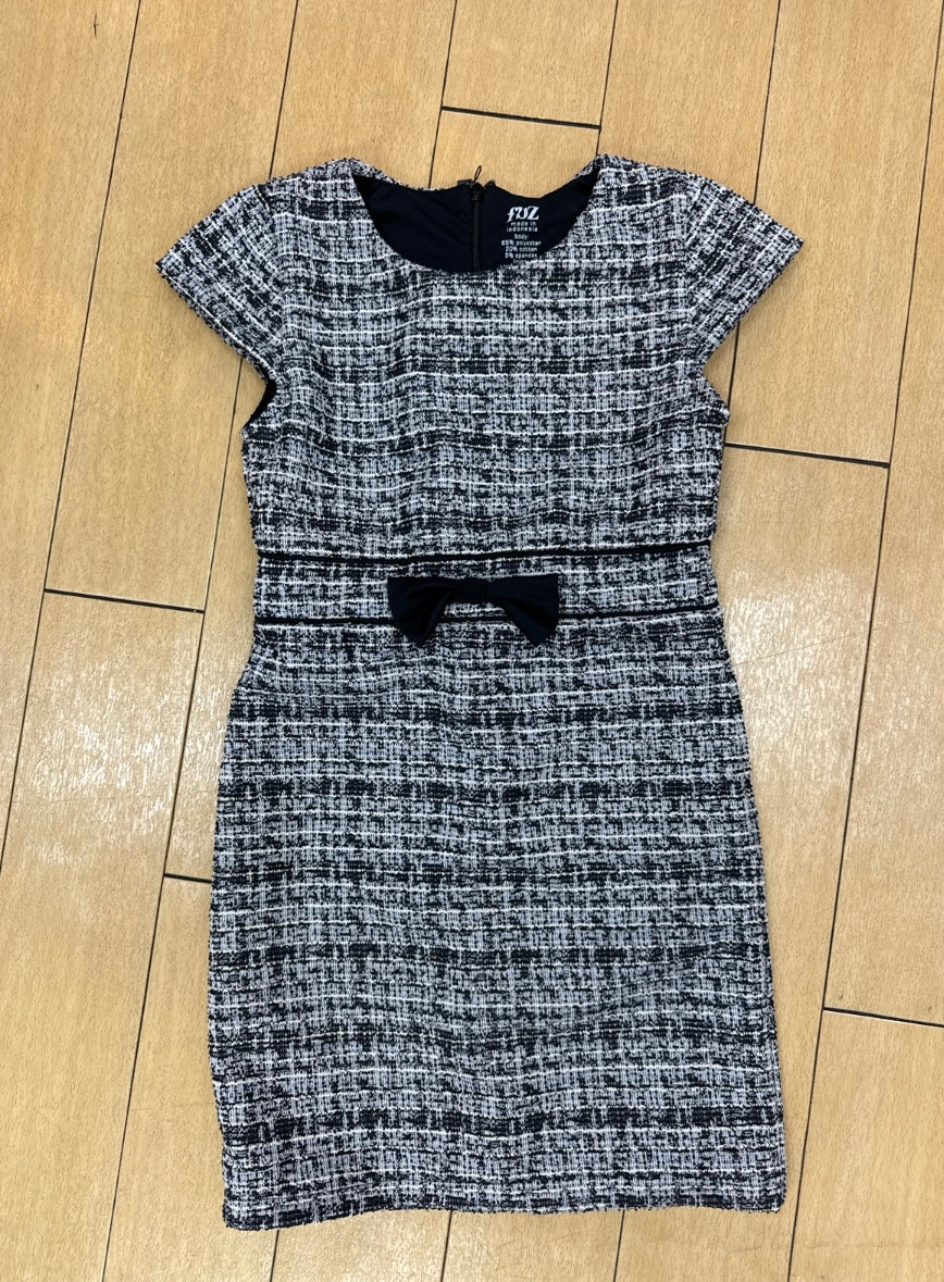 Flowers By Zoe Tweed Dress With Bow