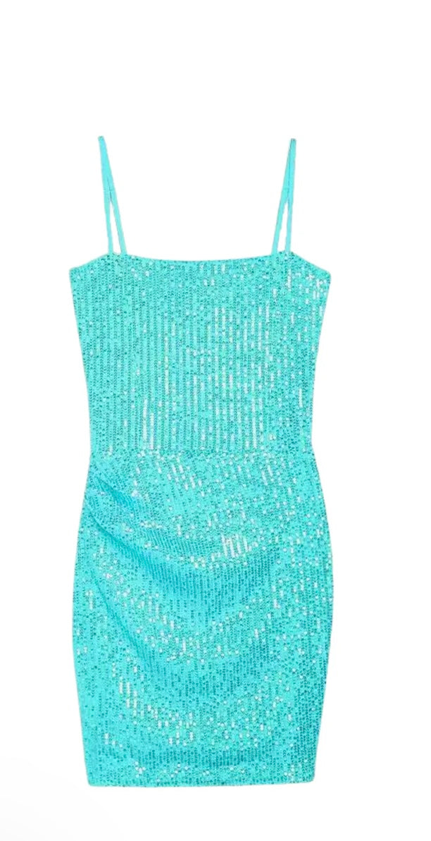 Katie J Tween Maddy Sequin Dress – Pink and Blues